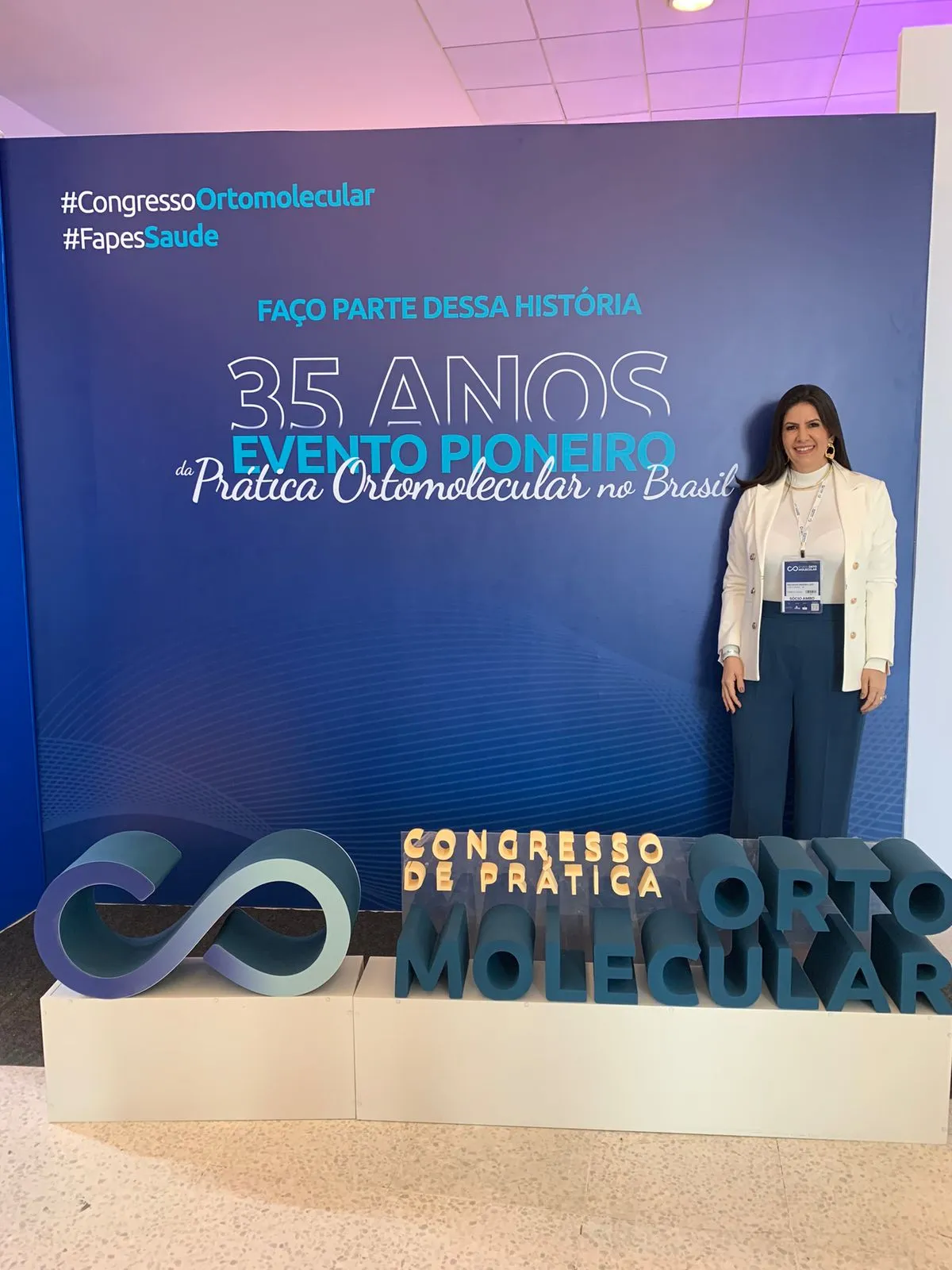 Dra. Ana Dauria em Congresso de Medicina Ortomolecular